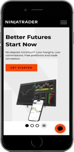 NinjaTrader Homepage Screenshot