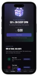 CoinsBack Casino Promos
