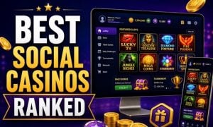 Best social casinos ranked with desktop and mobile casino lobby graphics