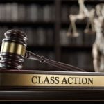 Wooden Judge's Gavel With Stand Reading Class Action inside Library Background