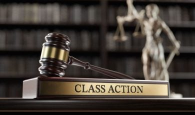 Wooden Judge's Gavel With Stand Reading Class Action inside Library Background