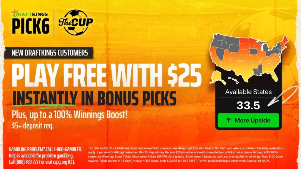 DraftKings Pick6 New Customer Welcome Offer June 2026