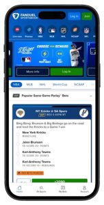 FanDuel Sportsbook homepage