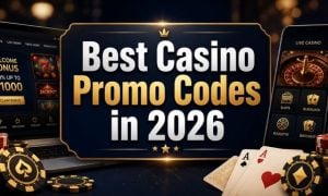 Best Casino Promo Codes in 2026 with chips, cards, laptop, and phone