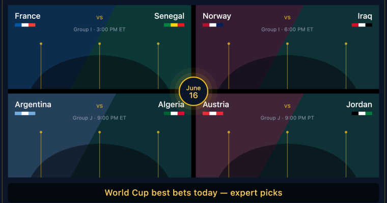 world cup best bets today