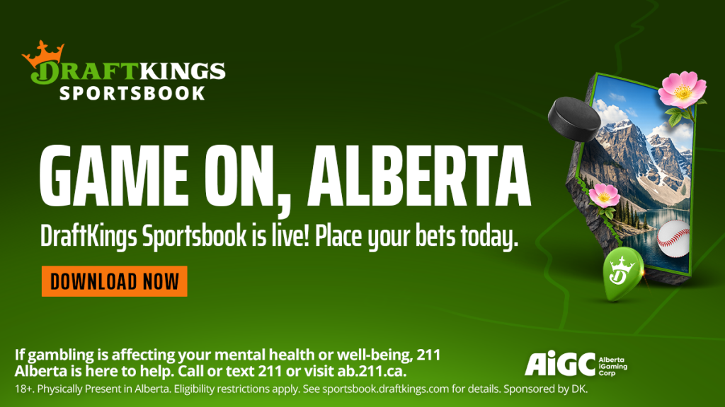 DraftKings Sportsbook Alberta Launch Promo Image July 2026