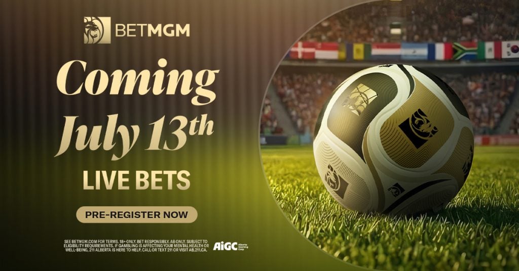 BetMGM Sportsbook Alberta Live Bets Promo Image July 2026