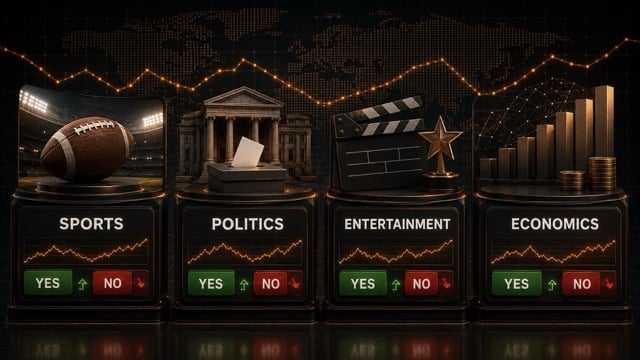 Prediction markets for sports, politics, entertainment, and economics