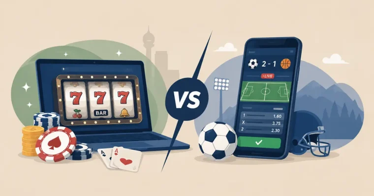 Alberta Online Casinos vs Sports Betting experience