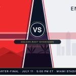 Norway vs England World Cup quarter-final prediction July 11 2026 — Haaland vs Kane in Miami