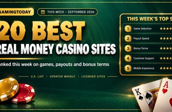 The 20 Best Real Money Online Casino Sites in the US This Week
