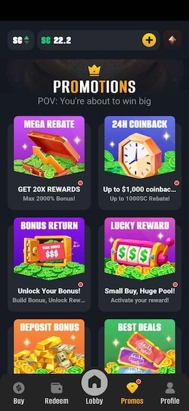 Poly Casino promotions
