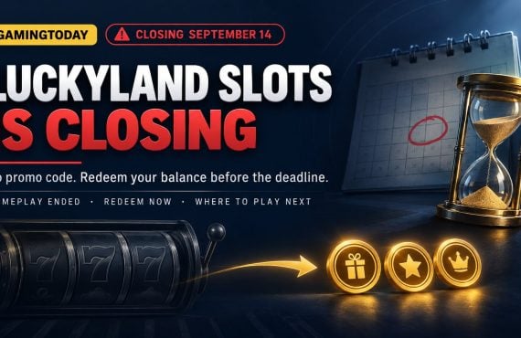LuckyLand Slots Promo Code: There Isn't One, and the Site Closes September 14