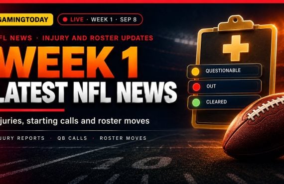 NFL Week 1 Latest News: Injuries, Roster Moves and Starting Calls