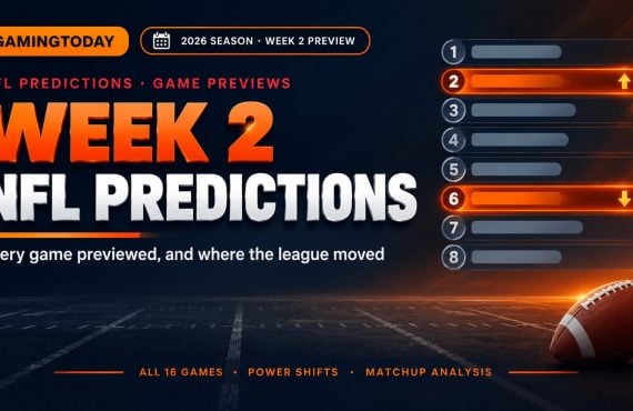 NFL Week 2 Odds 2026: Lines and Spreads for All 16 Games