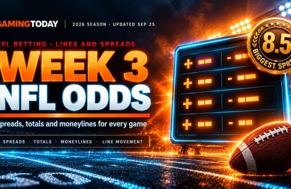 NFL Week 3 Odds 2026: Lines and Spreads for Every Game