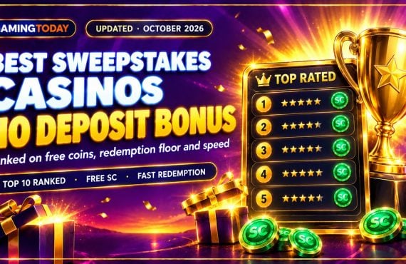 Best Sweepstakes Casinos in the USA: No Deposit Bonus Ranked (October 2026)