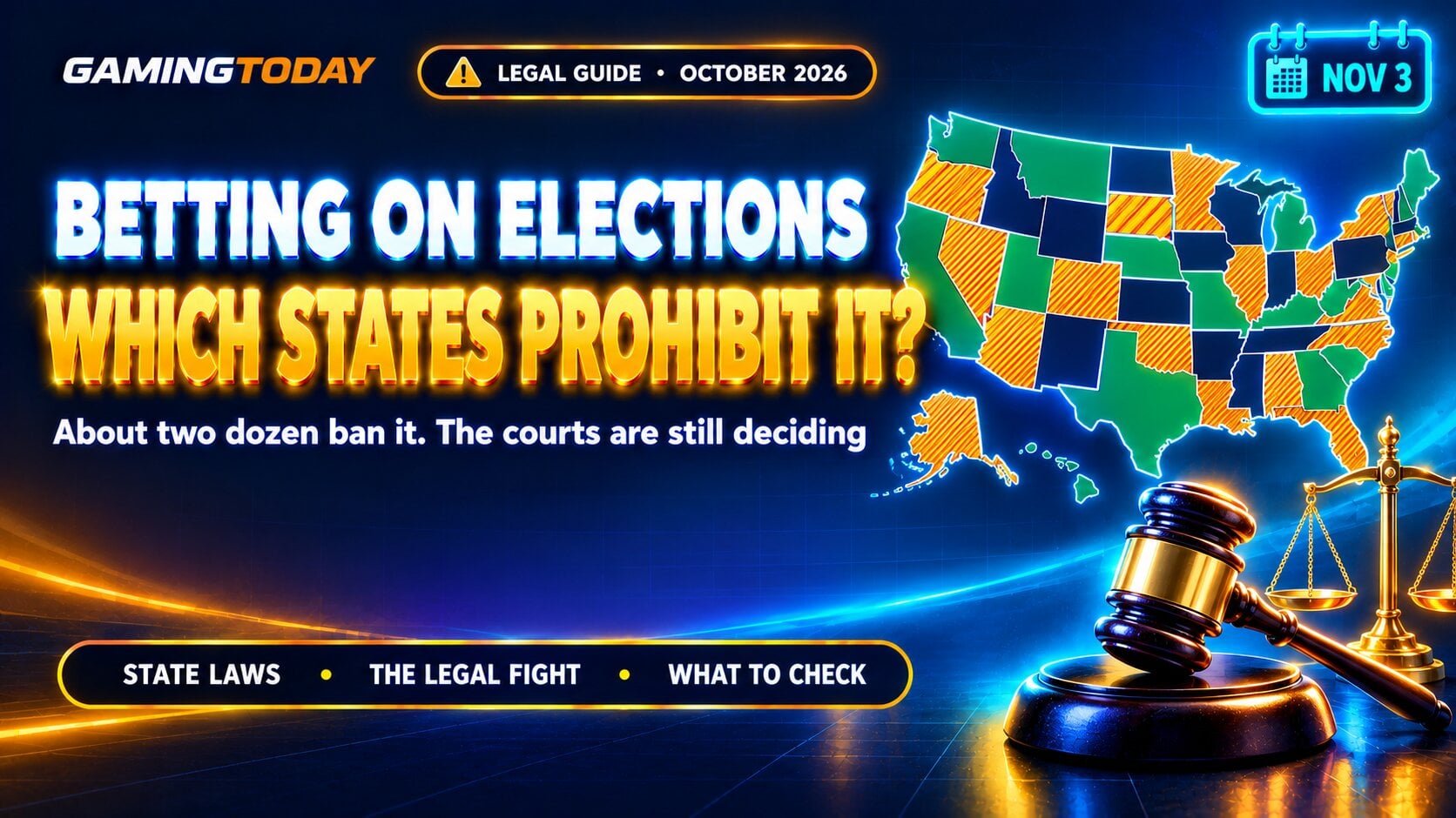 Betting on Elections: Which States Prohibit It? – November 3, 2026