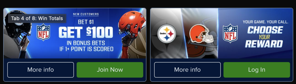 nfl week 4 odds and promos