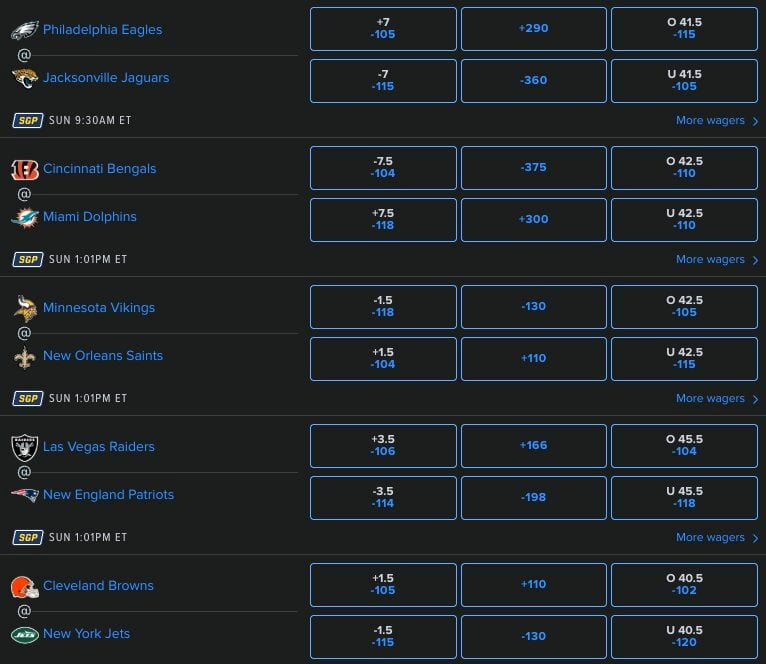 nfl week 5 best bets