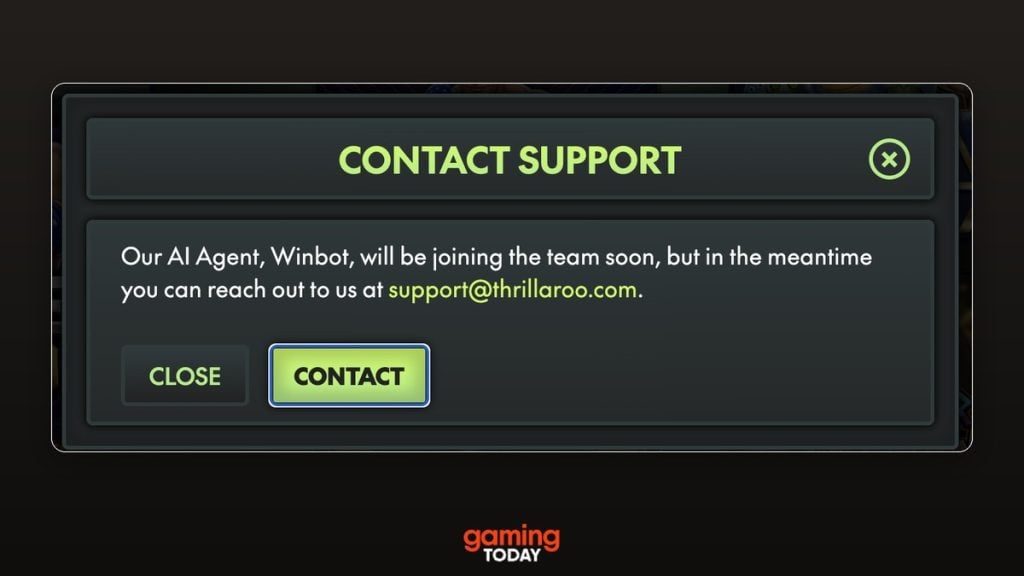 Thrillaroo Winbot support chat