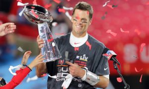 Tom Brady and the Bucs are favored to repeat as Super Bowl champions.