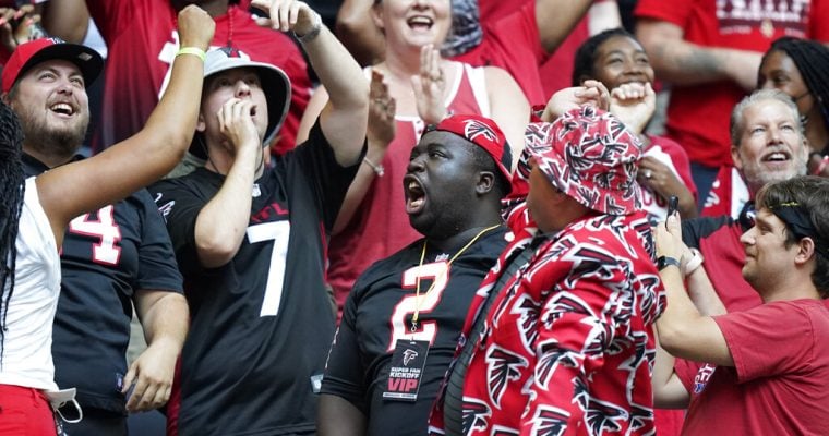 georgia sports betting, falcons fans