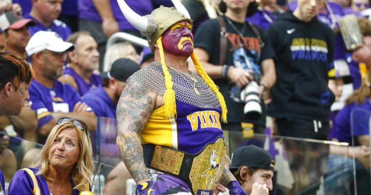 Vikings fans Minnesota sports betting