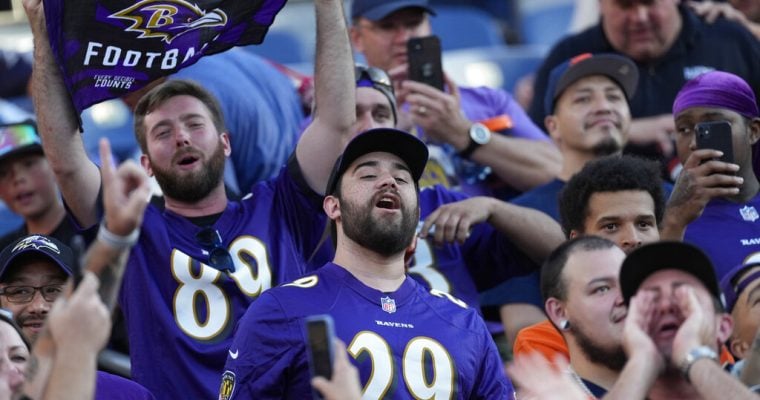 maryland sports betting, ravens fans