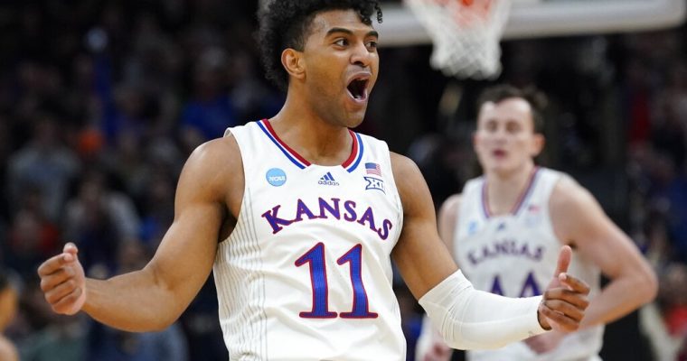 Kansas sports betting passes the House, but a law will come too late for state residents to bet on Remy Martin and the Jayhawks in the NCAA Tournament. (AP Photo/Charles Rex Arbogast)