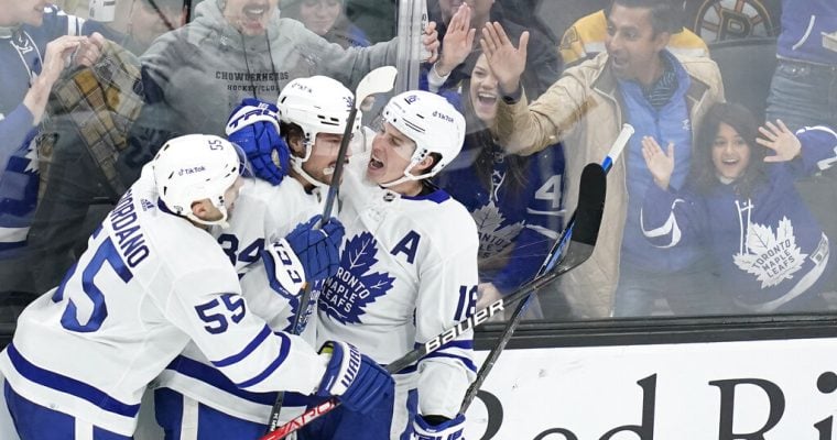 Ontario bettors can celebrate like the Maple Leafs with no taxes on their winnings. (AP Photo/Charles Krupa)