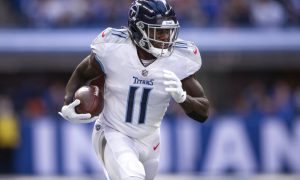 New prop bets are available on AJ Brown after his trade to Philadelphia. (AP Photo/Zach Bolinger, File)