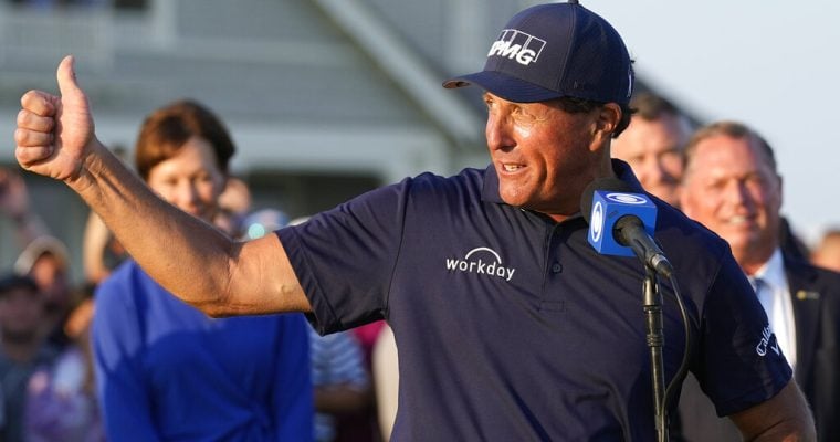 Phil Mickelson will return to American golf at next week's US Open. (AP Photo/David J. Phillip, File)