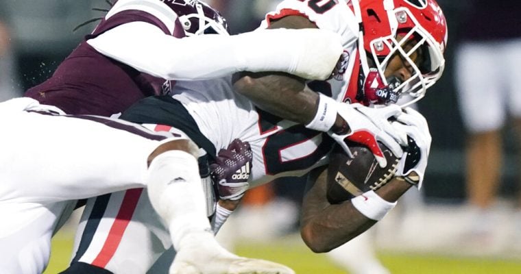 Georgia wide receiver Kearis Jackson