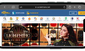 Mobile view of BetRivers.net sign-up