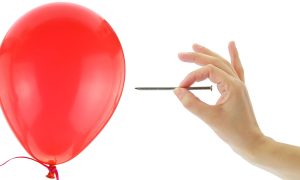 Balloon pop hand nail