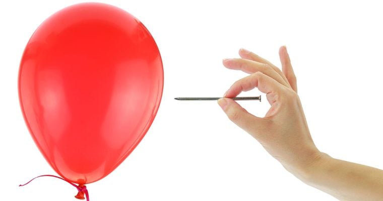 Balloon pop hand nail
