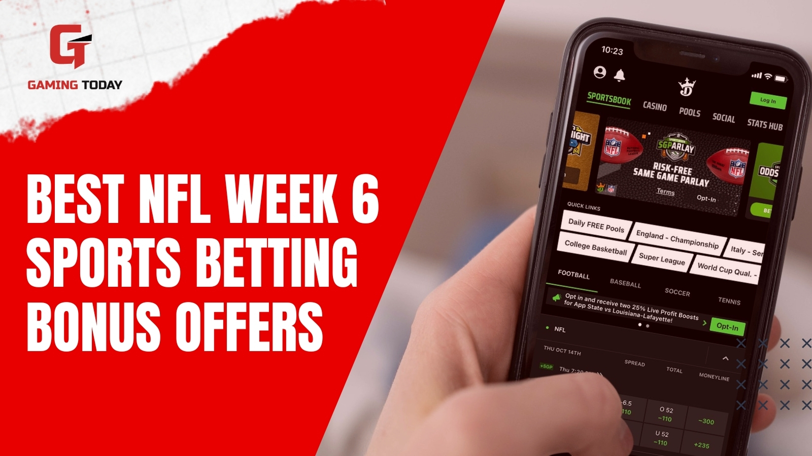 Best NFL Week 6 Sports Betting Bonus Offers