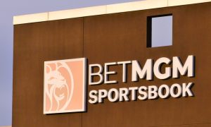 MGM Resorts International and Entain are expecting the EBITDA of their joint venture, BetMGM, to reach $500 million by 2026. (Shutterstock/Around the World Photos)
