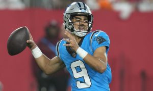 Find out where Carolina Panthers QB Bryce Young's odds to be named NFL MVP sit heading into the 2024 season.
