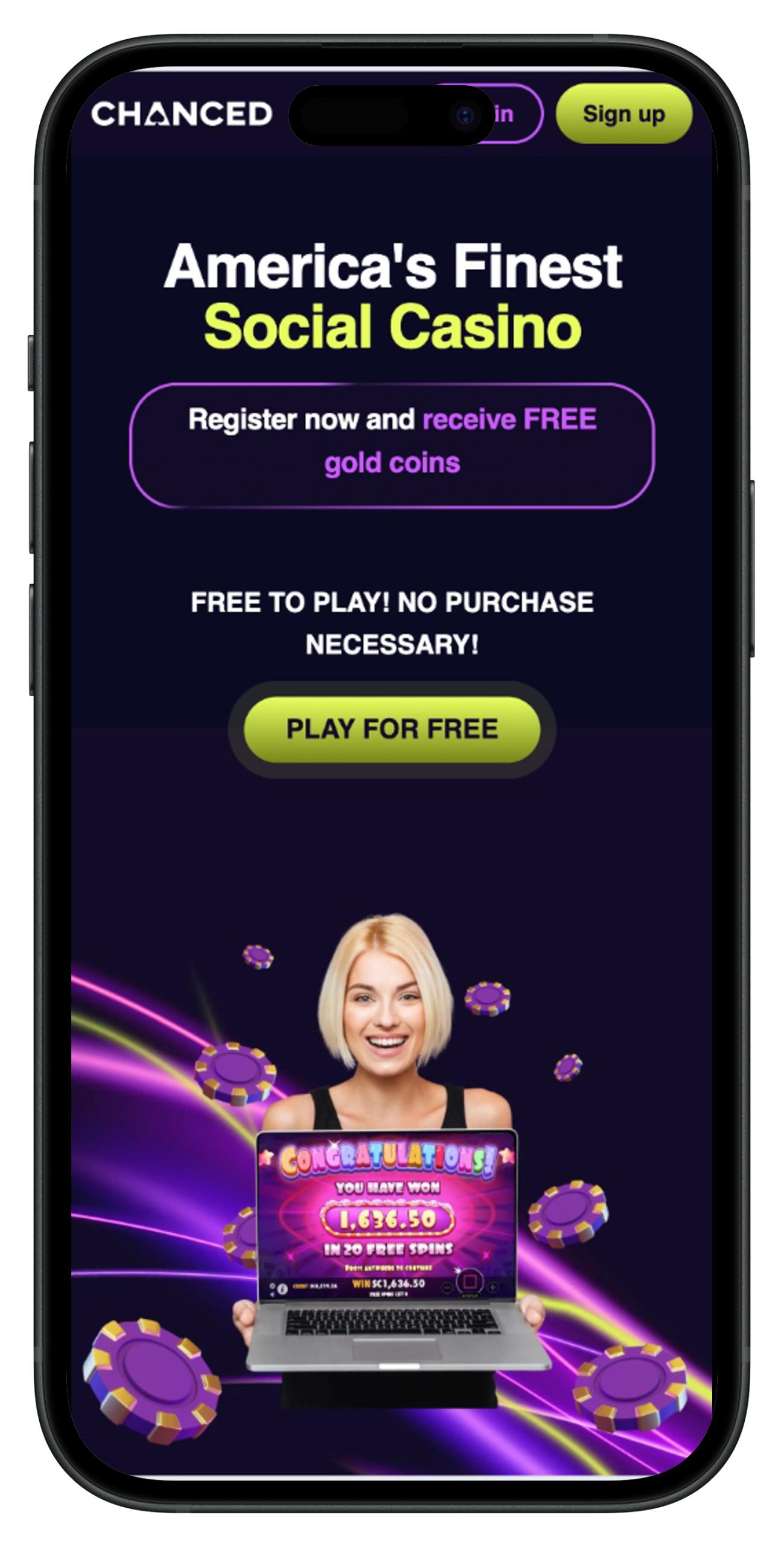 Chanced Casino Bonus September 2026: Get 60 Free SC + 600k GC