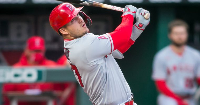 Angels outfielder Mike Trout