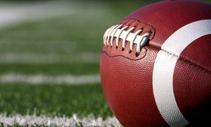 Football Close Up on Field