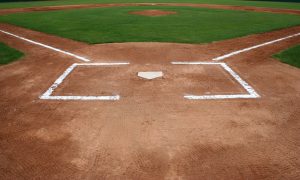 Baseball Field at Home Plate