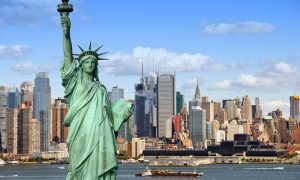 new york cityscape, tourism concept photograph