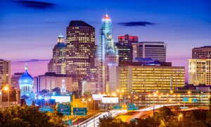 Hartford City Skyline