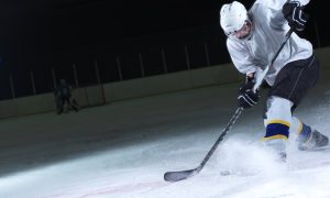 ice hockey player in action
