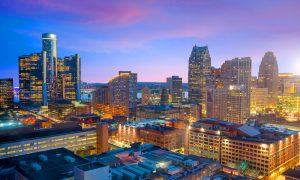 ESPN BET is set to serve as a brick-and-mortar sportsbook at PENN Entertainment's Hollywood Casino, which is situated in Detroit, Michigan. (Shutterstock/f11photo)