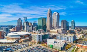 Aerial,Of,Downtown,Charlotte,,North,Carolina,,Usa