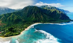 Napali Coast Kauai Island Hawaii Tourist Destination
